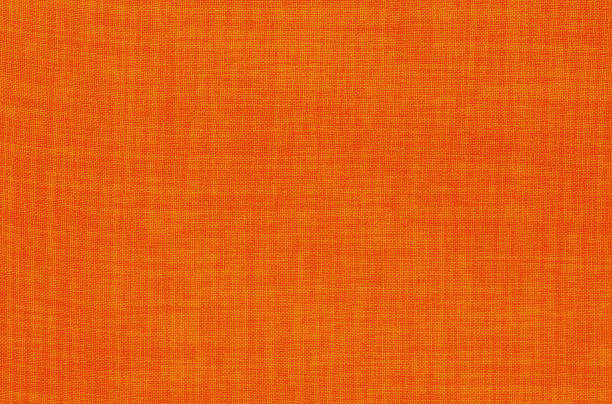 istock Orange linen fabric cloth texture background, seamless pattern of natural textile. 2226742686