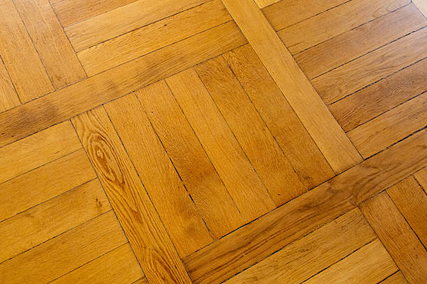 istock Close-up of elegant parquet flooring 2226756880