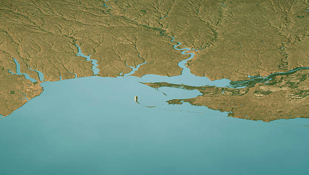istock Odessa Mykolaiv Ukraine Satellite Landscape View 3D Render Color 2226764026
