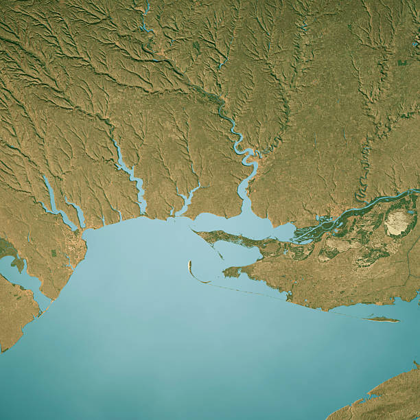 istock Odessa Mykolaiv Ukraine Satellite Topographic Map 3D Render Color 2226764092