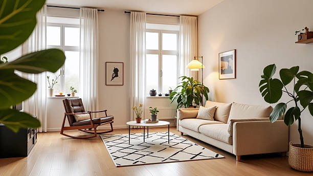 istock Nordic minimalist living room 2226766106