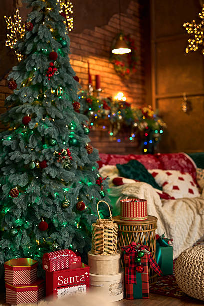 istock Cozy Christmas Tree and Gifts 2226791522