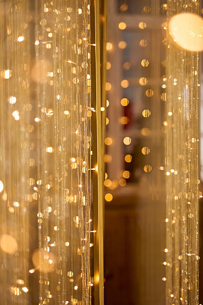 istock Golden Bokeh Background with Shimmering Threads 2226792257
