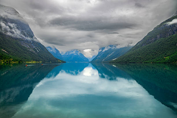 istock lovatnet lake Beautiful Nature Norway. 2226794537