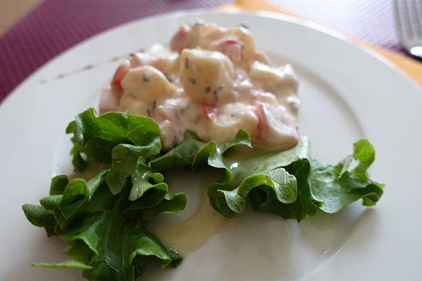 Piedmontese salad served with dressed green salad