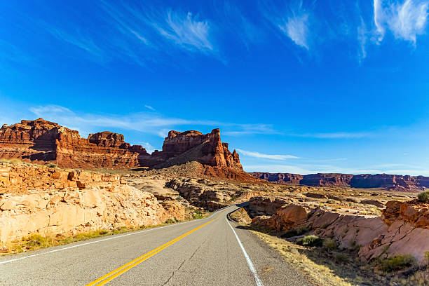 istock Red-brown sandstone outcrops 2226803154