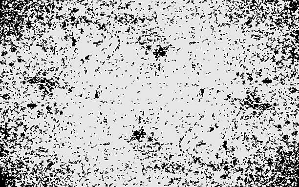 Heavy black grain texture scattered across a light grey background, creating a distressed grunge effect ideal for overlays, backgrounds, or vintage design themes