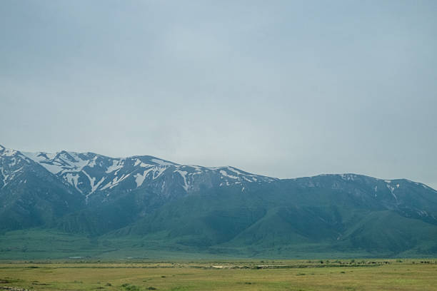 Snow-Capped Mountains in Kazakhstan. High quality photo