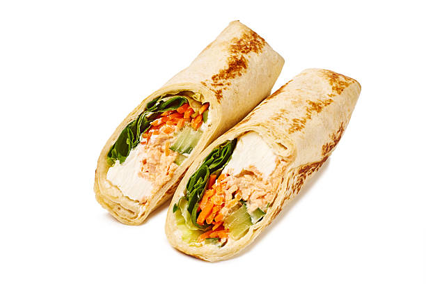 istock Enjoy a Fish Wrap filled with fresh veggies and cream cheese for a unique taste 2226813801