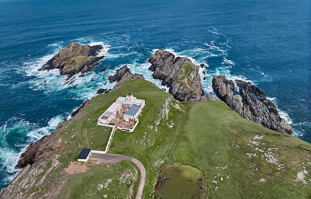 Aerial View of Howth Head in North County Dublin