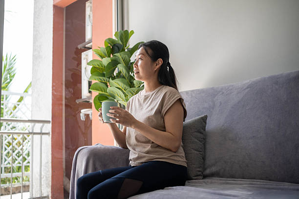 istock Tranquil Reflections: Cozy Afternoon on the Couch 2226817972