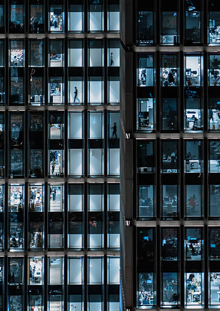 istock Business People Working in Office Building at Night 2226818976