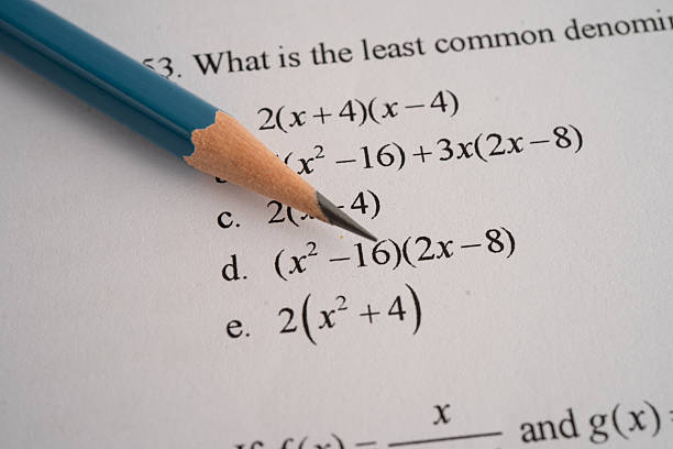 istock Pencil on mathematic formula exercise test paper in education school. 2226820754