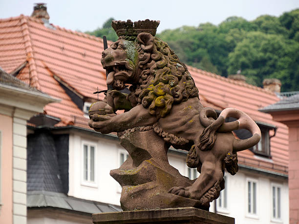 Heidelberg Germany old university building detail