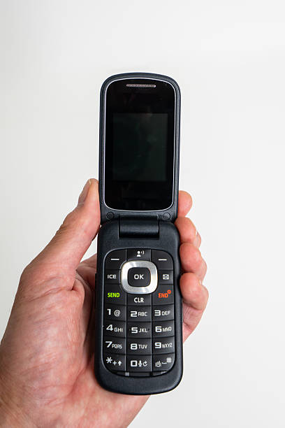 concept of feature phone with the keyboard of an ol phone