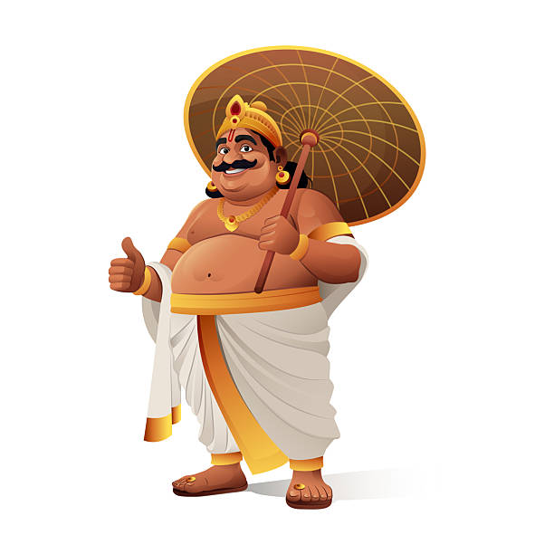 istock Onam festival of Kerala, Onam design elements with Happy Onam typography 2226832514