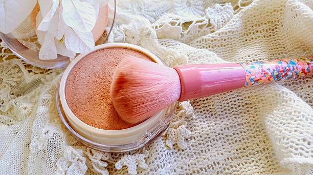 istock Pink toned powder makeup material 2226839216