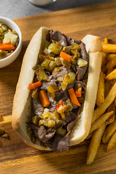 istock Homemade Chicago Italian Beef Sandwich 2226844984