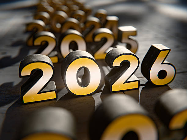istock Year 2026 in 3d in spotlight 2226851348