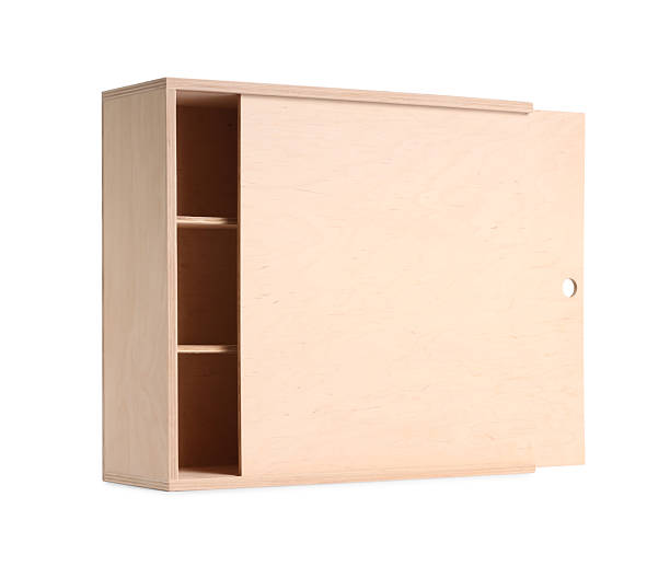 istock Empty wooden wine box isolated on white 2226851911