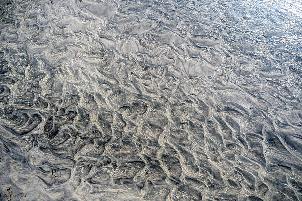 istock Abstract Seabed Textures: Mesmerizing Wavy Sand Patterns Under Clear Shallow Water - Nature's Organic Art 2226852865