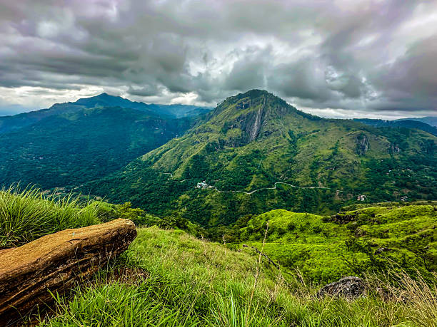 Little Adam's Peak viewpoint, Ella rock, Sri Lanka stock photo