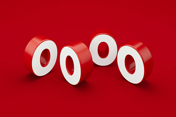 istock Red And White Number Zeros On Red Background 2226858502