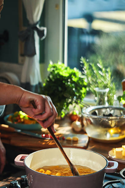 istock Preparing Rigatoni Pasta with Blue Mussels and Mixed Peppers 2226862324