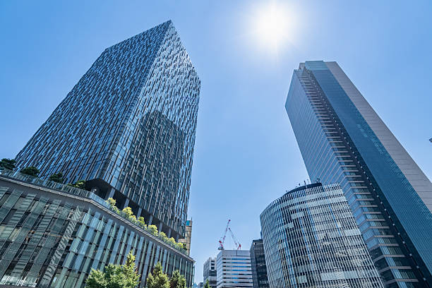 istock A view of an office district looking up at skyscrapers (in front of Nagoya Station) 2226872511