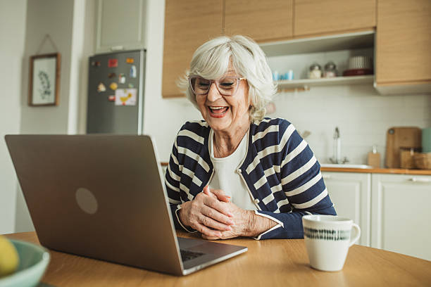 istock Senior woman alone at home 2226872801