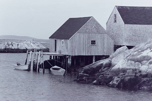 istock Peggy’s Cove – Rugged Beauty in B&W 2226873546