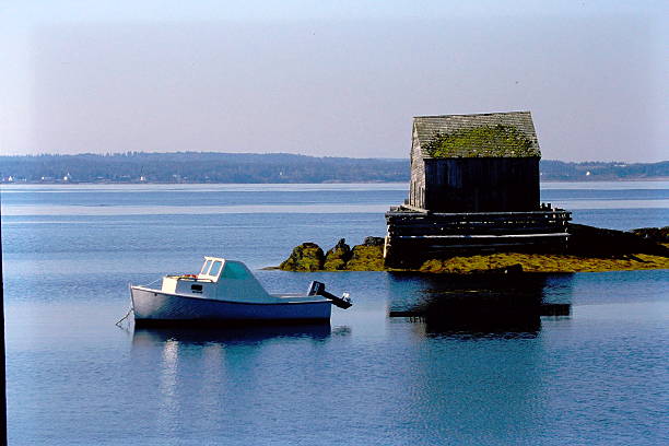 istock Nova Scotia Harbor Life on Slide Film 2226873763
