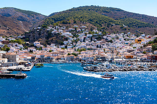 istock Overlooking the harbor and town of Hydra, Greece 2226876885