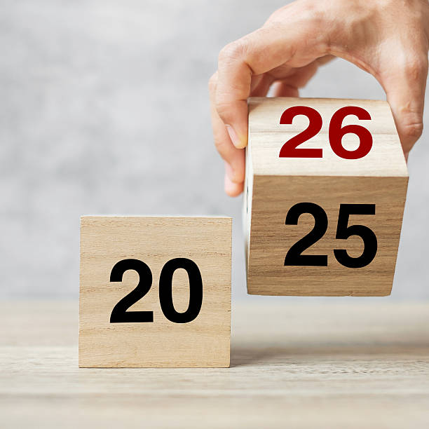 istock hand flipping block 2025 to 2026  text on table. Resolution, strategy, plan, goal, motivation, reboot, business and New Year holiday concepts 2226898101