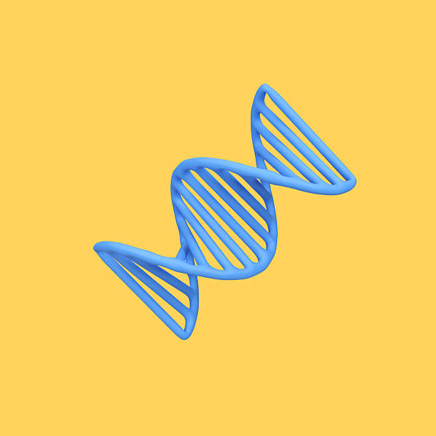 DNA, Molecular Chemistry isolated 3d render icon illustration