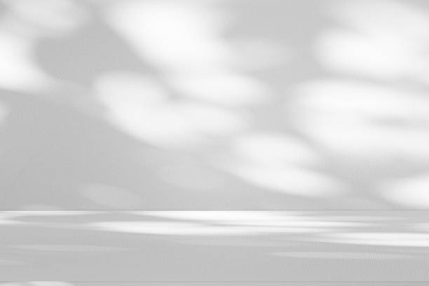 istock Wall interior background, studio and backdrops show products.with shadow from window color white . background for text insertion and presentation product 2226898401