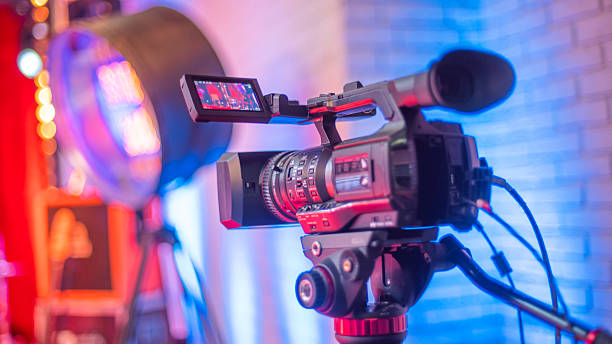 istock TV camera in recording 2226906634