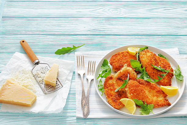 istock crispy parmesan crusted chicken cutlets, top view 2226908909
