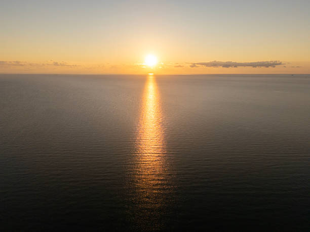 istock Sunrise at sea. 2226912156