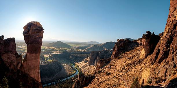 istock Panoramic view of Smith Rock State Park, Oregon. 2226913342