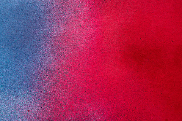 istock Red and blue spray paint background 2226914173