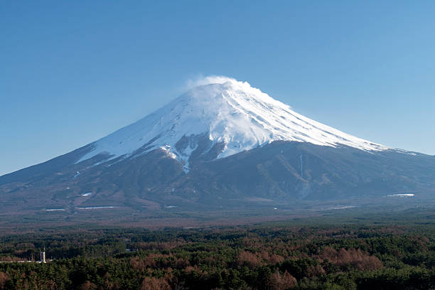 istock Panoramic view of active stratovolcano Mt. Fuji 2226915396