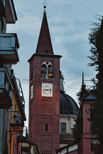 istock Church with bell tower at sunset 2226927408
