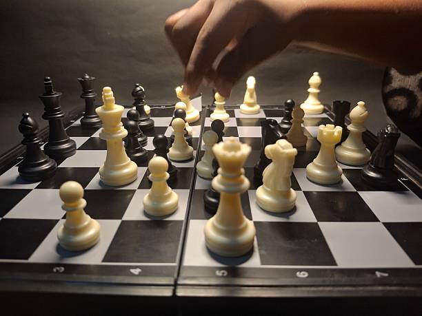 istock Classic game of chess enhances strategic thinking, improves concentration, and offers endless fun for players of all ages and levels 2226927644