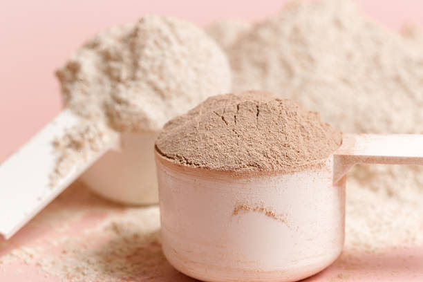 istock Plastic measuring scoop with protein powder 2226927782