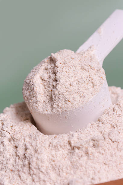 istock Plastic measuring scoop with protein powder 2226927906