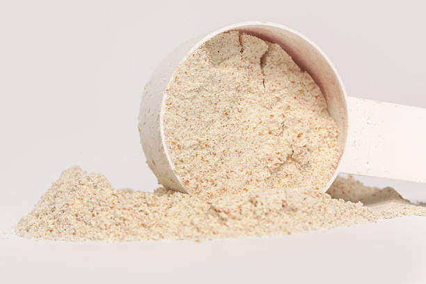 istock Plastic measuring scoop with protein powder 2226929684