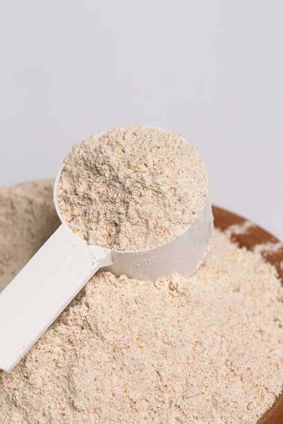 istock Plastic measuring scoop with protein powder 2226930071