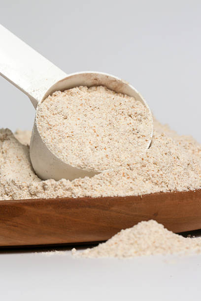 istock Plastic measuring scoop with protein powder 2226930179