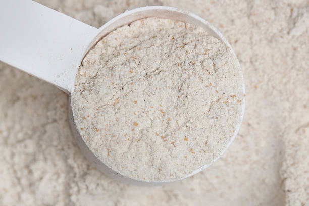 istock Plastic measuring scoop with protein powder 2226930234